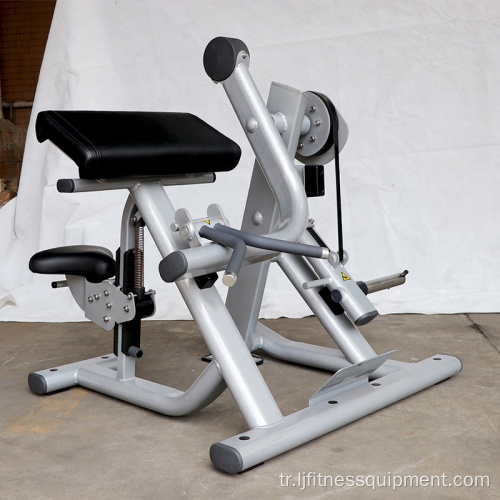 Fitness ekipmanı pazı kıvrılma kuvvetli antrenman makinesi